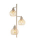 Mateo Multi Arm Floor Lamp Creme Colour  3x E14-3