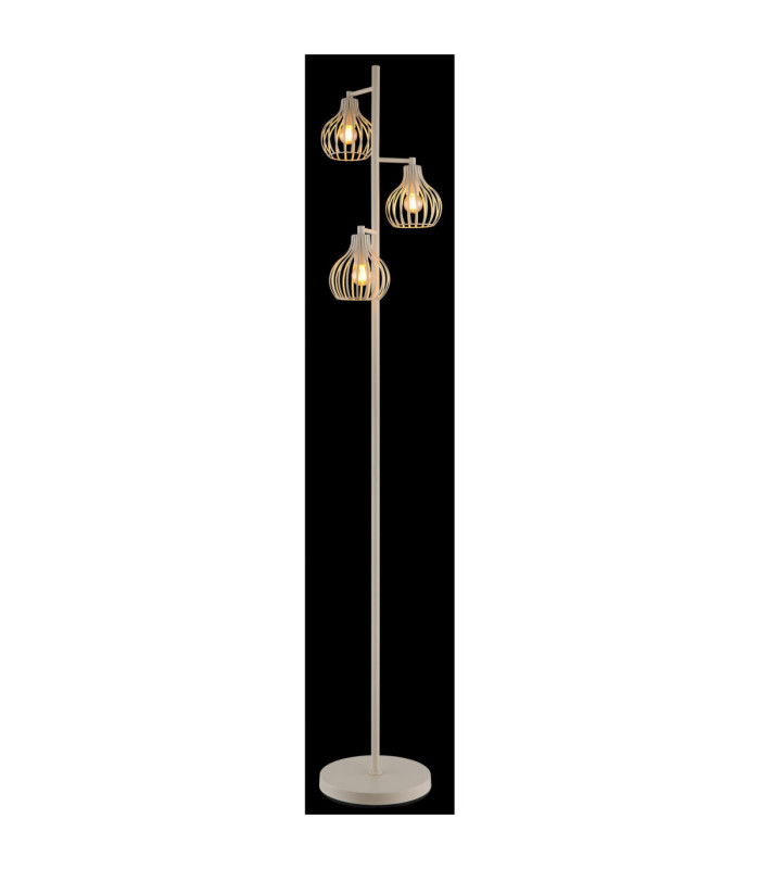 Mateo Multi Arm Floor Lamp Creme Colour  3x E14-4
