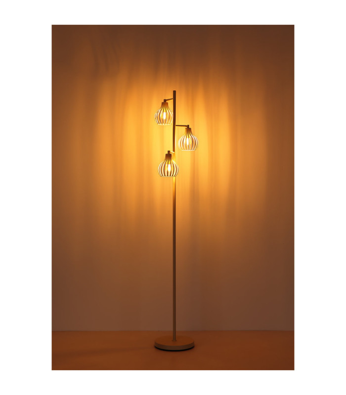 Mateo Multi Arm Floor Lamp Creme Colour  3x E14-6