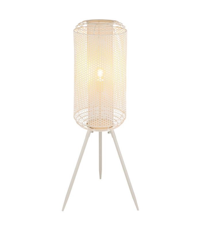 Denton Tripod Floor Lamp Creme Colour  1x E27-1