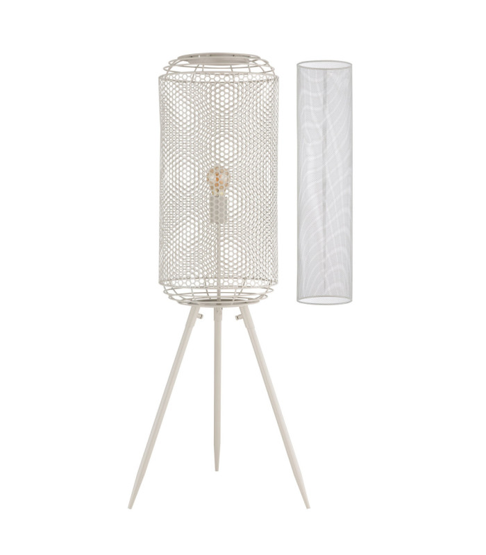Denton Tripod Floor Lamp Creme Colour  1x E27-6