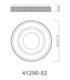 Lucky Integrated LED Decorative Flush Ceiling Light White 2700-6000K-11