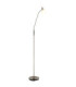 Malte Task Floor Lamp Matt Nickel 1x E14 3000K-1