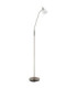 Malte Task Floor Lamp Matt Nickel 1x E14 3000K-2
