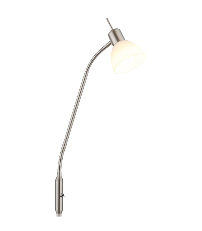 Malte Task Floor Lamp Matt Nickel 1x E14 3000K-3