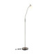 Malte Task Floor Lamp Matt Nickel 1x E14 3000K-4