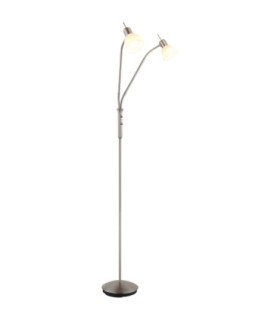 Malte Multi Arm Floor Lamp Matt Nickel 2x E14 3000K-1