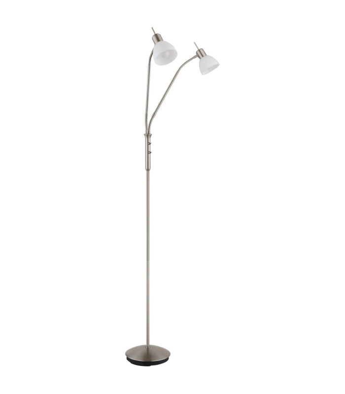 Malte Multi Arm Floor Lamp Matt Nickel 2x E14 3000K-2