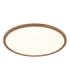 Sapana Round Integrated LED Panel Wood Look 3000K-1