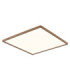 Sapana Square Integrated LED Panel Wood Look 3000K-1