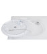 Sapana Square Integrated LED Panel Wood Look 3000K-5