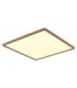 Sapana Square Integrated LED Panel Wood Look 3000K-6