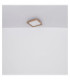 Cinderella Rectangle 80cm Integrated LED Panel Matt White 2700-4500-6500K-10
