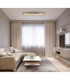 Cinderella Rectangle 80cm Integrated LED Panel Matt White 2700-4500-6500K-11