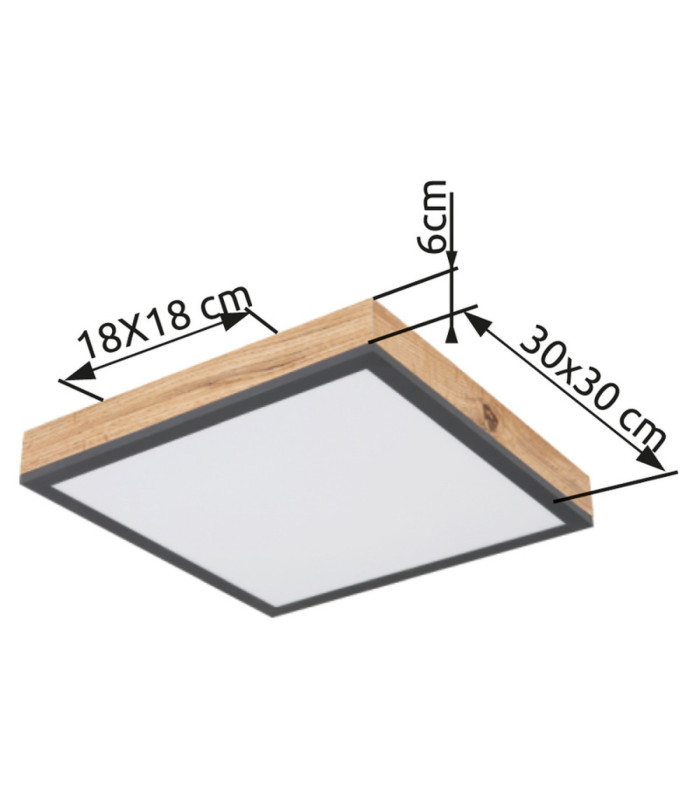 Doro Integrated LED Panel Graphite 3000K-10