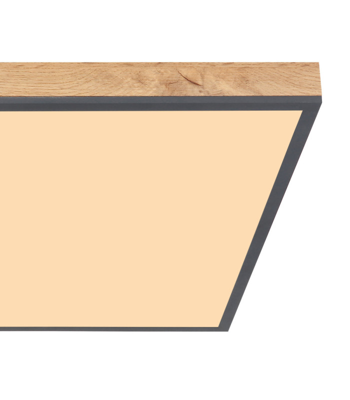 Doro Square 59cm Integrated LED Panel Graphite 3000K-5