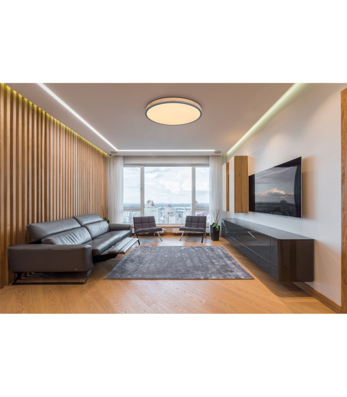Doro Round Integrated LED Panel Graphite 2700-6500K-11