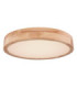 Rainer 40cm Round Integrated LED Flush Ceiling Light Wood Look 2700-6500K-1
