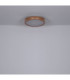 Rainer 40cm Round Integrated LED Flush Ceiling Light Wood Look 2700-6500K-8