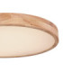 Rainer 60cm Round Integrated LED Flush Ceiling Light Wood Look 2700-6500K-3