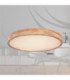 Rainer 60cm Round Integrated LED Flush Ceiling Light Wood Look 2700-6500K-8