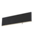 Siegfried 30cm Integrated LED Up & Down Wall Lamp Black 3000K-1