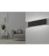 Siegfried 30cm Integrated LED Up & Down Wall Lamp Black 3000K-4
