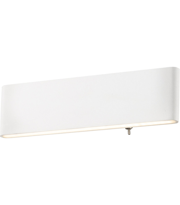 Siegfried 30cm Integrated LED Up & Down Wall Lamp White 3000K-1