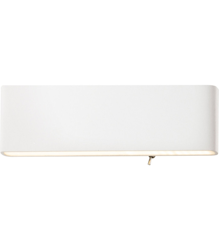 Siegfried 30cm Integrated LED Up & Down Wall Lamp White 3000K-2