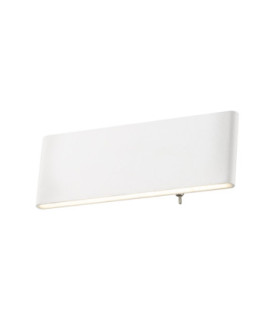 Siegfried 22cm Integrated LED Up & Down Wall Lamp White 3000K-1