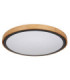 Bruno Integrated LED Flush Ceiling Light Matt Black 3000-4500-6000K-2