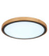 Bruno Integrated LED Flush Ceiling Light Matt Black 3000-4500-6000K-6