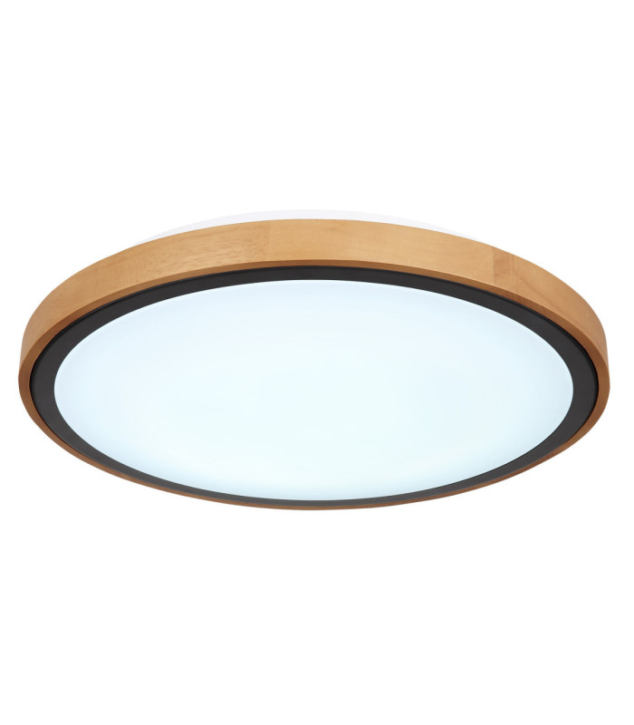 Bruno Integrated LED Flush Ceiling Light Matt Black 3000-4500-6000K-6