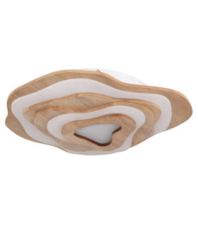 Jacks Integrated LED Semi Flush Ceiling Light Dark Brown 2700-6000K-2