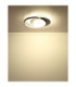 Moon Integrated Led Semi Flush Ceiling Light Matt Black 4000K-5