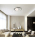 Moon Integrated Led Semi Flush Ceiling Light Matt Black 4000K-6