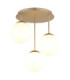 Harmon Globe Ceiling Light Matt Champagne Colour  3x E14-1