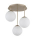 Harmon Globe Ceiling Light Matt Champagne Colour  3x E14-2