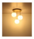 Harmon Globe Ceiling Light Matt Champagne Colour  3x E14-3
