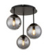 Harmon Globe Ceiling Light Matt Black 3x E14-1