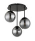 Harmon Globe Ceiling Light Matt Black 3x E14-2