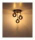 Harmon Globe Ceiling Light Matt Black 3x E14-3