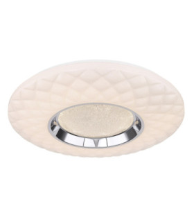 Magnifique II Integrated Led Semi Flush Ceiling Light White 3000-6500K-1