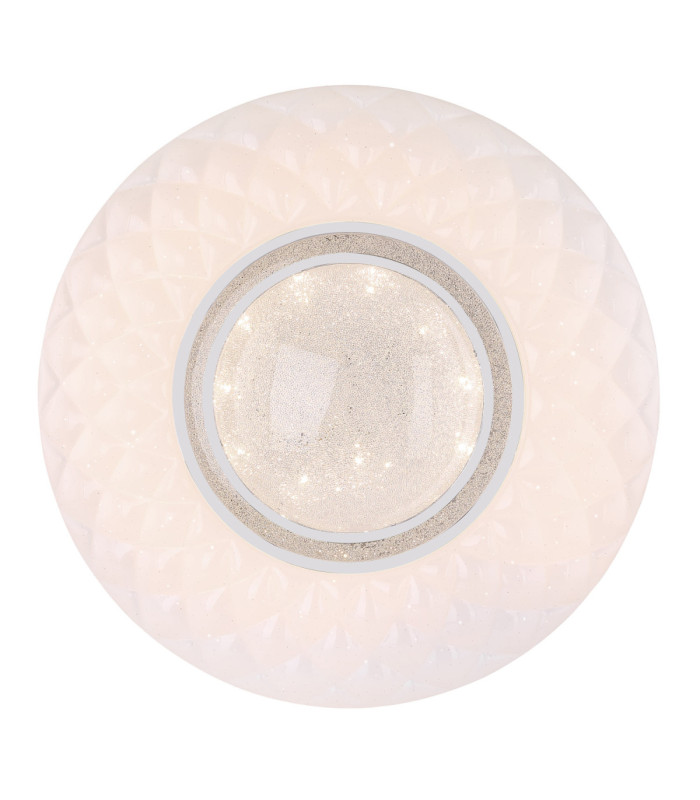Magnifique II Integrated Led Semi Flush Ceiling Light White 3000-6500K-3