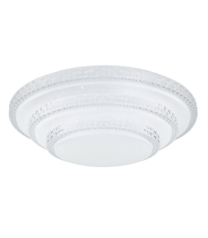 Magnifique I Integrated Led Semi Flush Ceiling Light White 3000-6500K-7