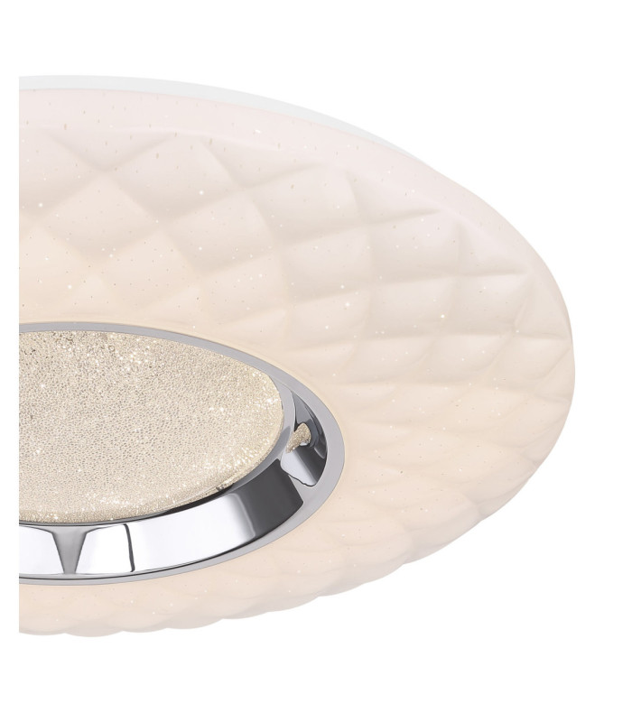 Magnifique II Integrated Led Semi Flush Ceiling Light White 3000-6500K-4