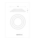 Magnifique I Integrated Led Semi Flush Ceiling Light White 3000-6500K-12
