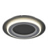 Jayden Integrated LED Decorative Flush Ceiling Light, Matt Black 3000-6500K