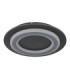 Jayden Integrated LED Decorative Flush Ceiling Light, Matt Black 3000-6500K