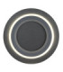 Jayden Integrated LED Decorative Flush Ceiling Light, Matt Black 3000-6500K